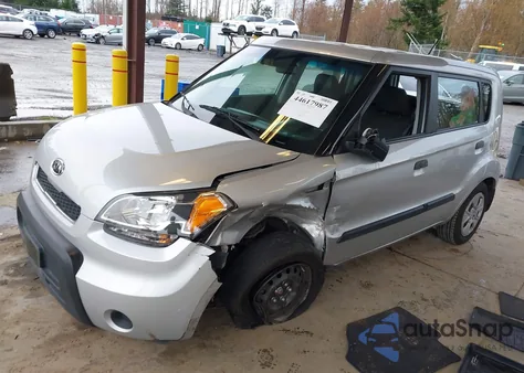 2010 Kia Soul из США, поврежденный, VIN KNDJT2A16A7702105